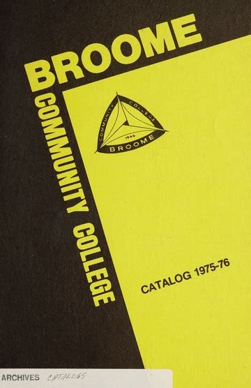 broome community college course catalog